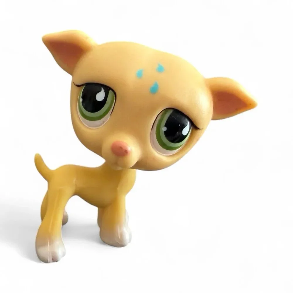 LPS #875 LITTLEST PETSHOP ORIGINAL AUTHENTIC CHIEN DOG LEVRIER GREYHOUND HASBRO